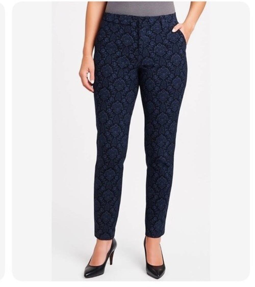 NWT Coldwater Creek Natural Fit Slim Leg Knit Black Jeans Sz 6 MSRP $79.95